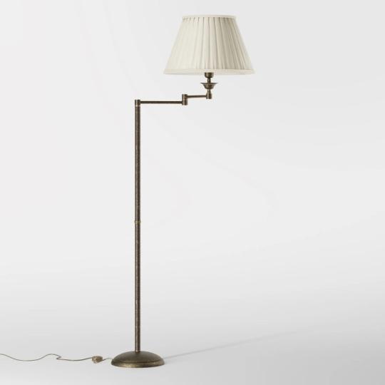 rusztikus mediterran allolampa antikolt rez klasszikus forgathato allithato feher lampaernyos nappali vilagitas country vintage.jpg